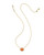 Kendra Scott Pumpkin Short Pendant Necklace in Gold
