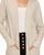 Open Front Longline Cardigan with Pockets