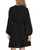 Smocked Waist Long Sleeve Ruffle Dress