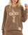 God Is Love Corded Graphic Sweatshirt