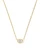 Mini Elisa Luxe Pendant Necklace in Gold