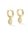 Mini Ellie Luxe Huggie Earrings in Gold