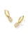 Mini Ellie Luxe Huggie Earrings in Gold