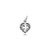 Sterling Silver Heart with Cross Pendant