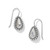 Twinkle Luxe Teardrop French Wire Earrings