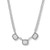 Twinkle Luxe Trio Blue Necklace in Blue