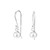 Sterling Silver Freshwater Pearl Drop Earrings - 4mm