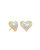Ari Heart Earring in Gold