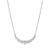 Curved and Graduated CZ Necklace Curved and Graduated CZ Necklace