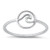 Round Cutout Wave Ring