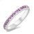 June Birthstone Band - Light Amethyst