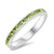 August Birthstone Band - Peridot