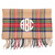 Monogrammed Plaid Scarf - Beige Monogrammed Plaid Scarf - Beige