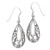 Sterling Silver Heavy Filligree Scroll Earring