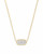 Elisa Gold Pendant Necklace in Silver Filigree