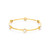 Milano Gold Bangle Bracelet