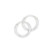 1.5 mm X 13 mm Continuous Hoop Earrings