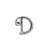 Letter D Necklace Pendant