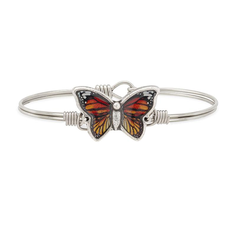 Butterfly bangle bracelet Clearance