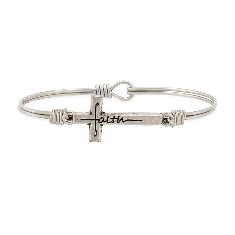 Bruna Diamond Cross Bangle Bracelet | Cross bangle bracelet, Cross bangle, Gold  bracelet cuff