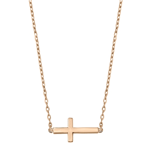 Floral Cross Necklace – Stella & Tide