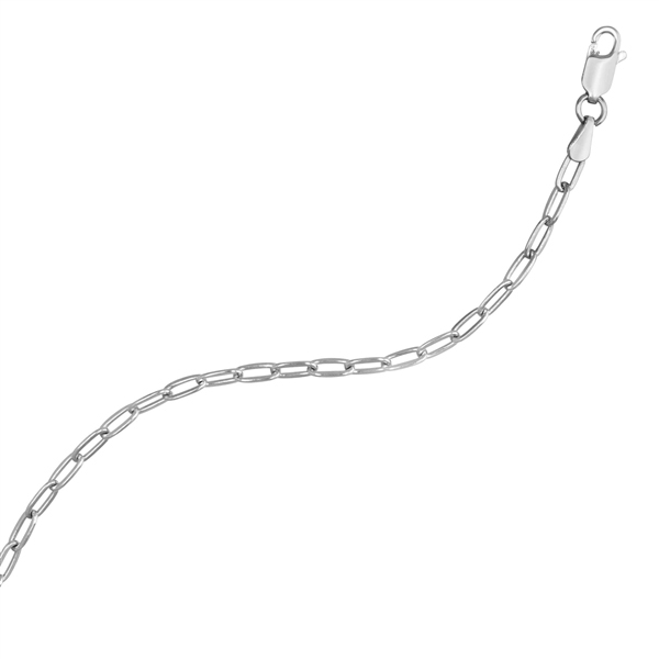 Paperclip 3mm Chain - Silver