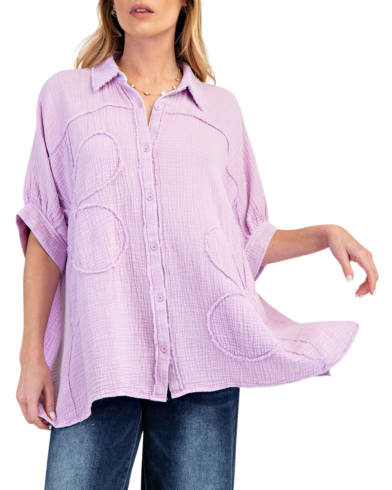 DECHINE DOLMAN SLEEVE SHIRT (即日発送可)