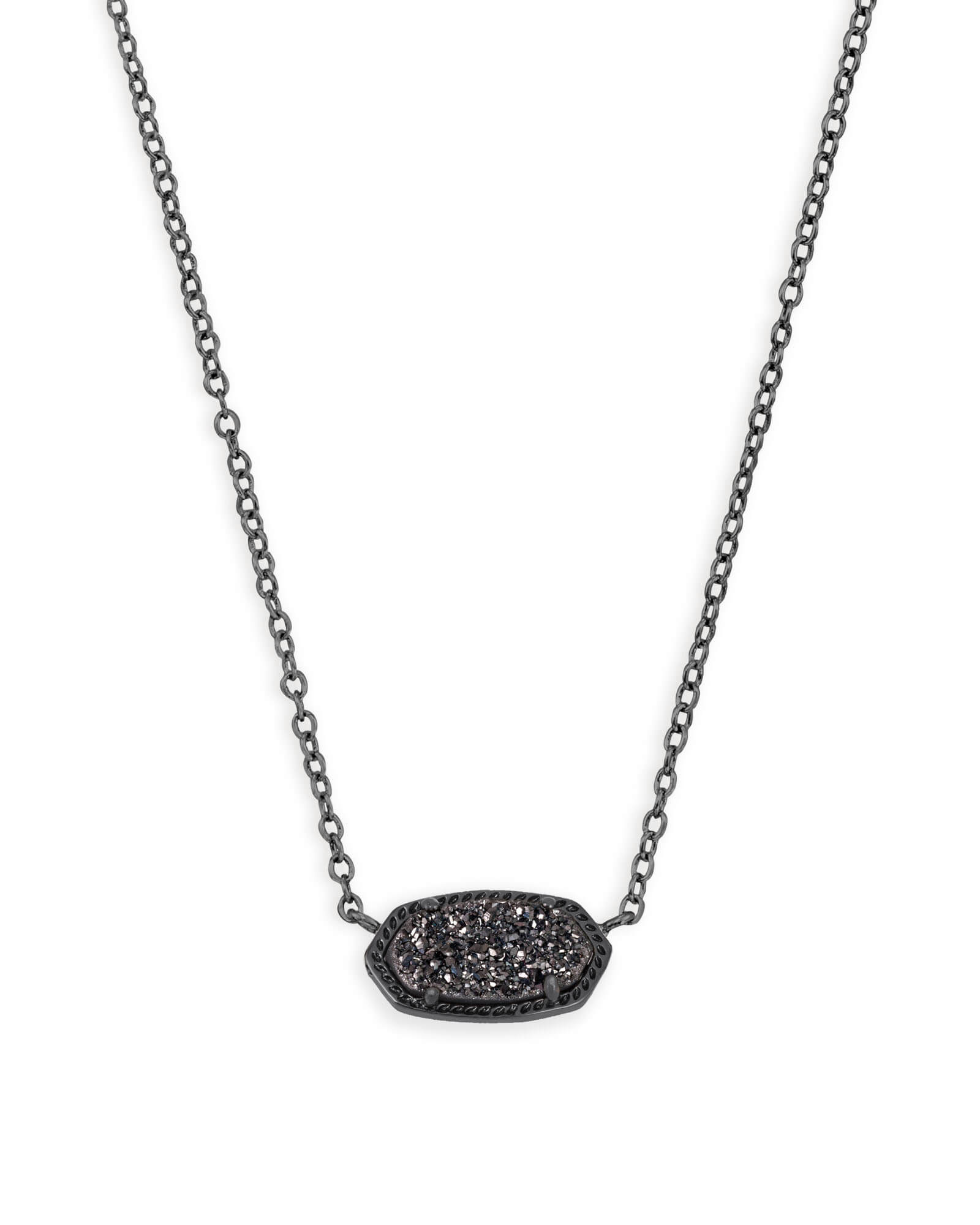 Kendra Scott Louise Adjustable Gunmetal and Navy Necklace Y main image 3