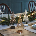 Gold, Silver and Brown Table Tree by Lightstyle London.
