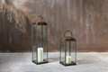 Large & Small Kaso Lanterns side by side.