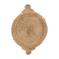 Top down view of the Karua Reclaimed Wood Traditional Bowl.