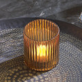 Top-down view of small Malana candle holder.