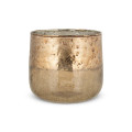 Medium - Konara glass tealight holder by Nkuku.