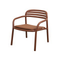 Bliss Lounge Chair in Desert Red with Desert Red Delight cushion by Cane-line.