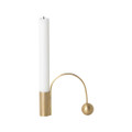 Ferm Living Balance candle holder - Brass variant.