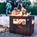 Hofats Beer Box Fire Basket.