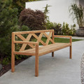 Cane-line Grace 3-seater Teak bench.