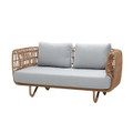 Cane-line Nest 2-seater sofa in Natural.