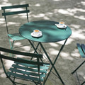 Cedar Green - Bistro round table by Fermob.