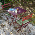 Black Cherry - 57x57 Bistro table & chairs set.