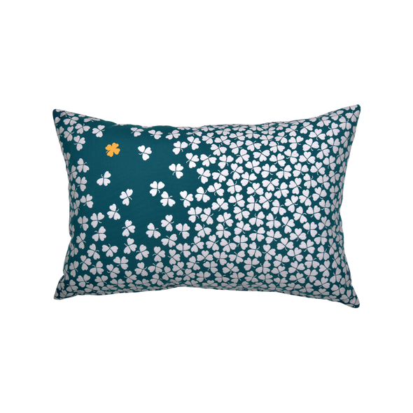 Duck Blue - Trefle 68x44cm outdoor cushion. Duck Blue - Trefle 68x44cm outdoor cushion.