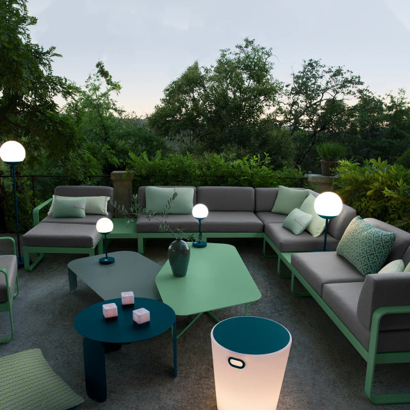 Opaline Green - Bellevie modular furniture. Ultrasofa low table.