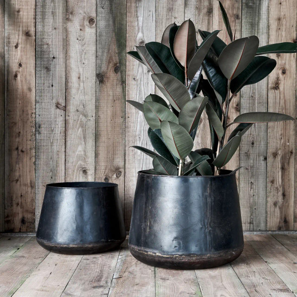 Small and Large Endo Reclaimed Iron Planters.