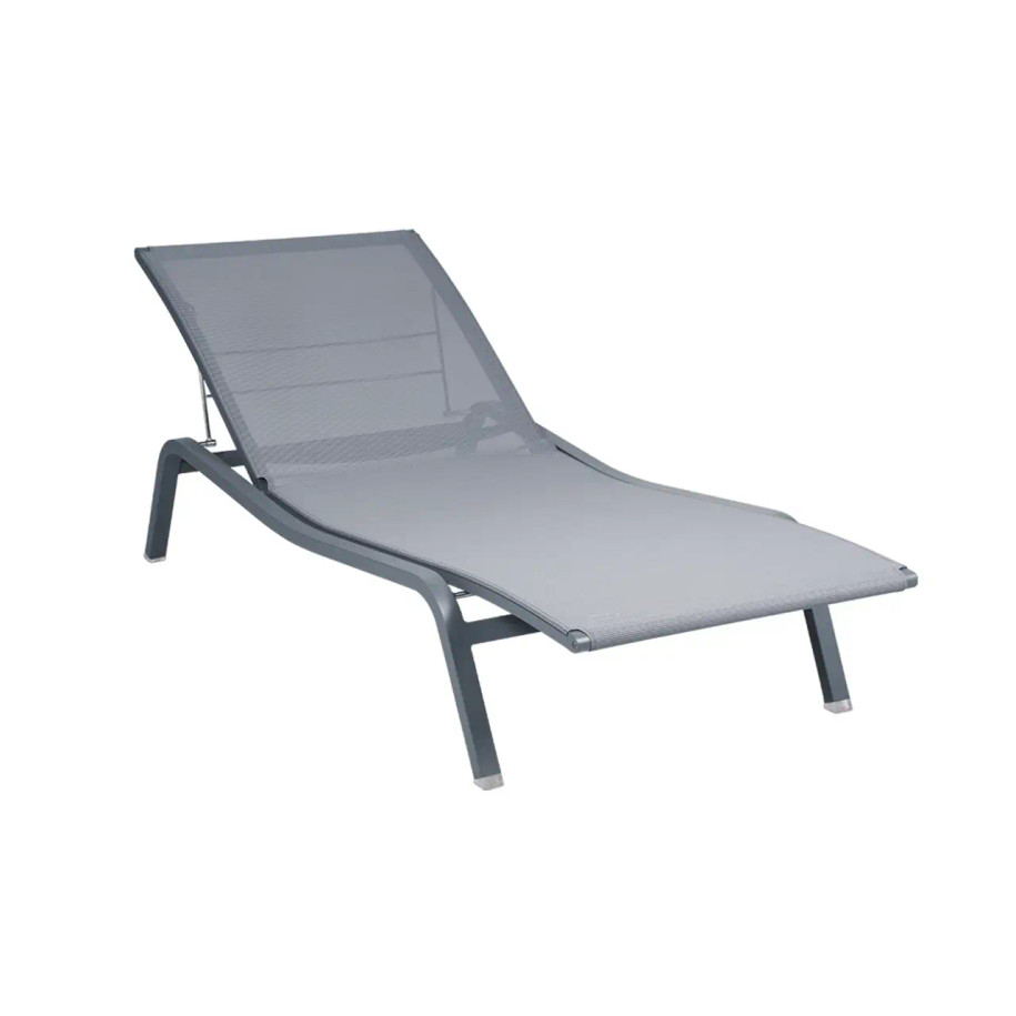 Stereo Storm Grey - Alize Sunlounger by Fermob.