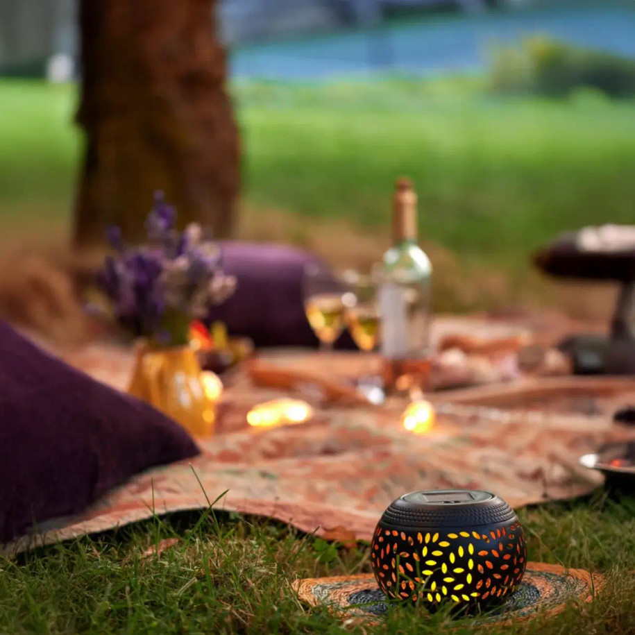 Solar Flame Lantern by Lightstyle London.