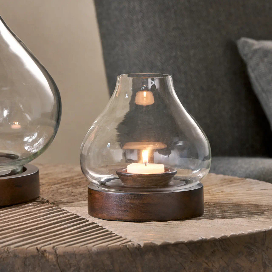 Small -  Naryla lantern - dark stain colour.