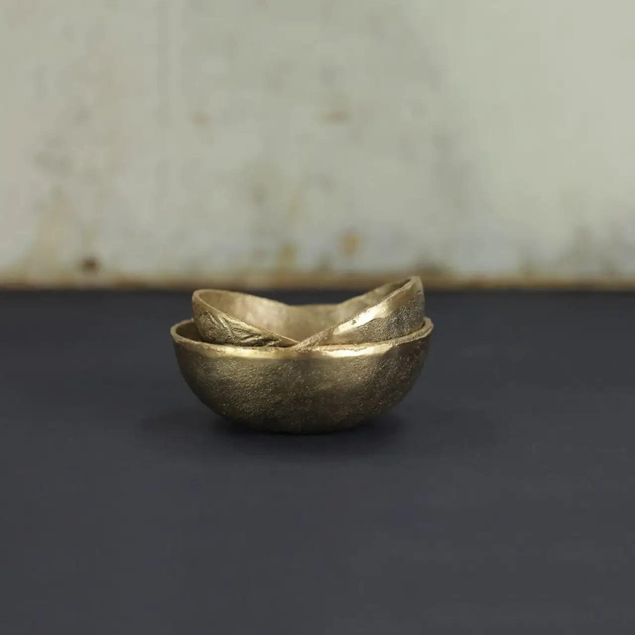 Nkuku Jahi Gold Bowl Small, Medium & Large.