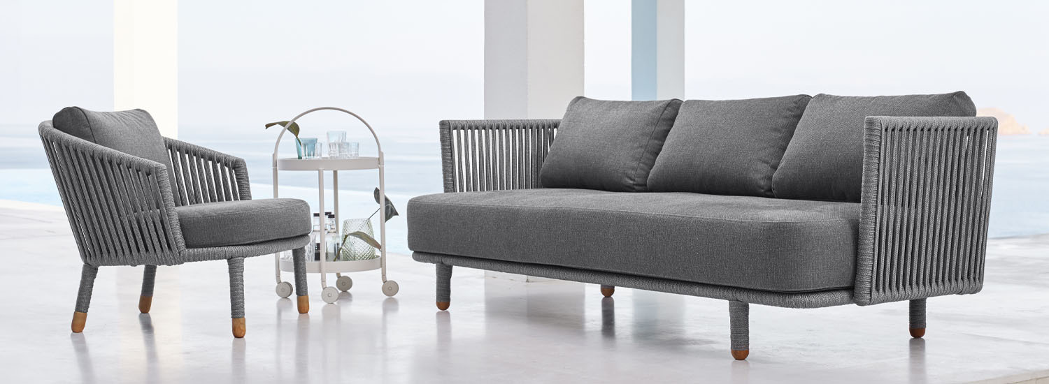 Cane-line outdoor Moments lounge chair and sofa furniture