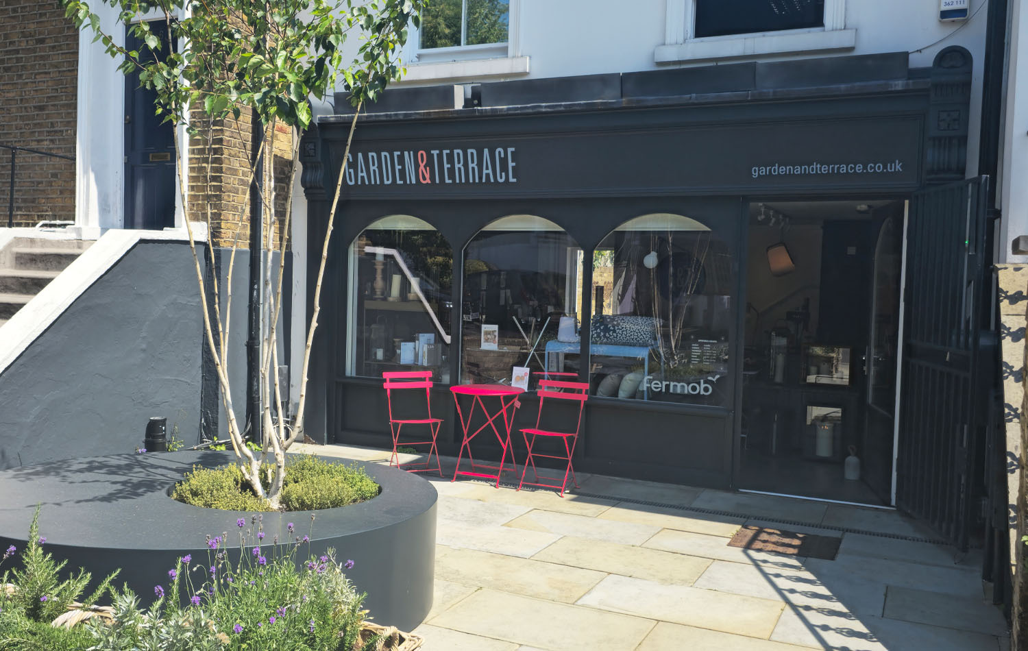 Garden and Terrace shopfront