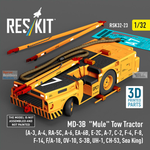 RESRSK320023RSK 1:32 ResKit MD-3B Mule Tow Tractor